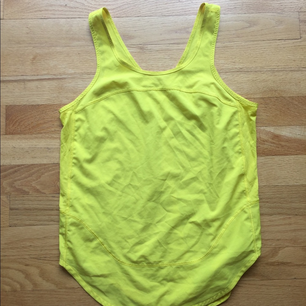 Lululemon Tank Top, Loose, Size 2, Yellow