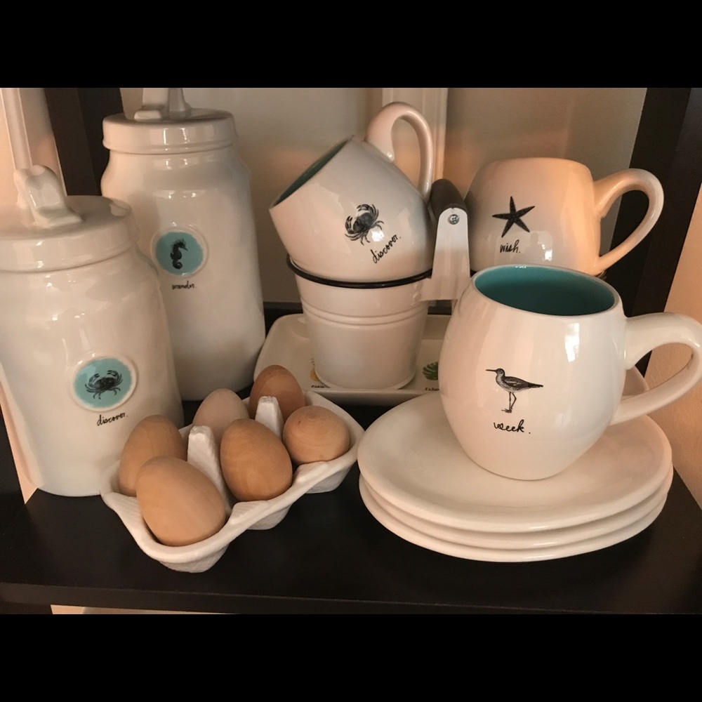 Rae Dunn Summer Canister & Mug Set