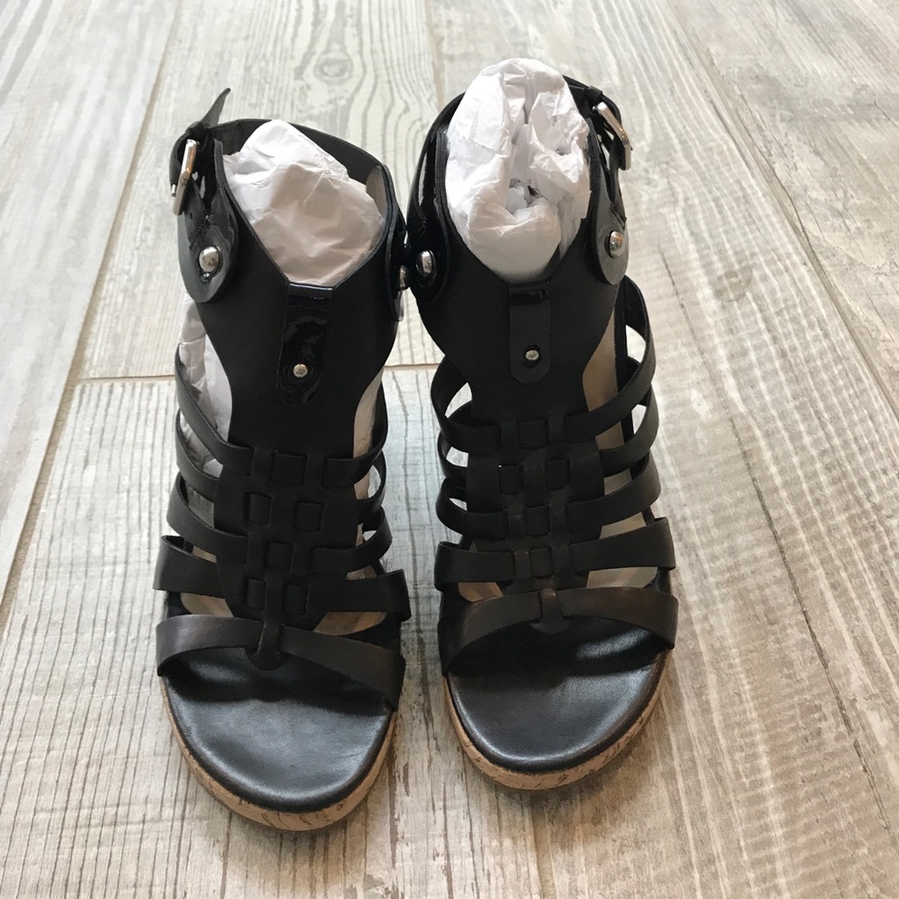 Via Spiga leather wedge