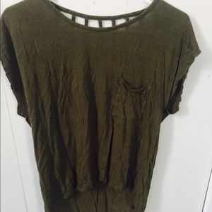 Olive green blouse