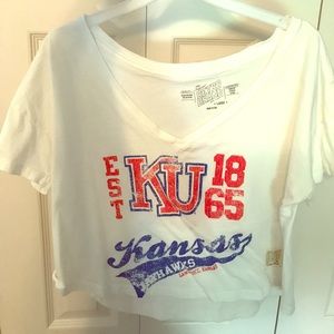 Jayhawk crop top