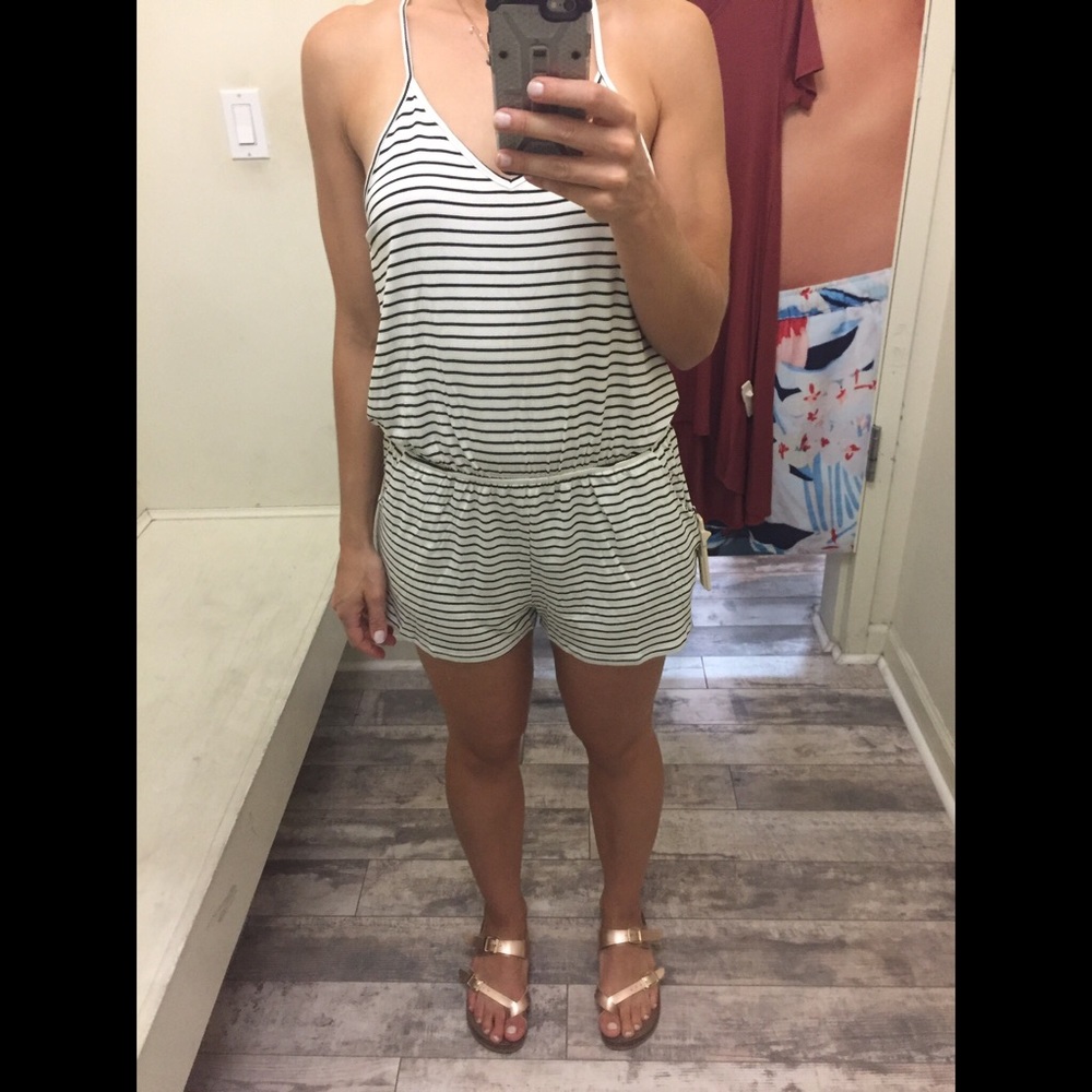 Super Soft Stripe Romper