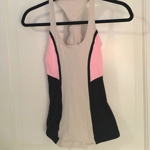 Size 2 Lulu Lemon Color block Tank