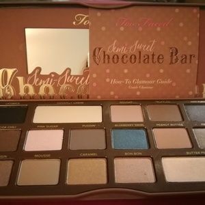 100% Authentic Too Faced Semi sweet & peach palett
