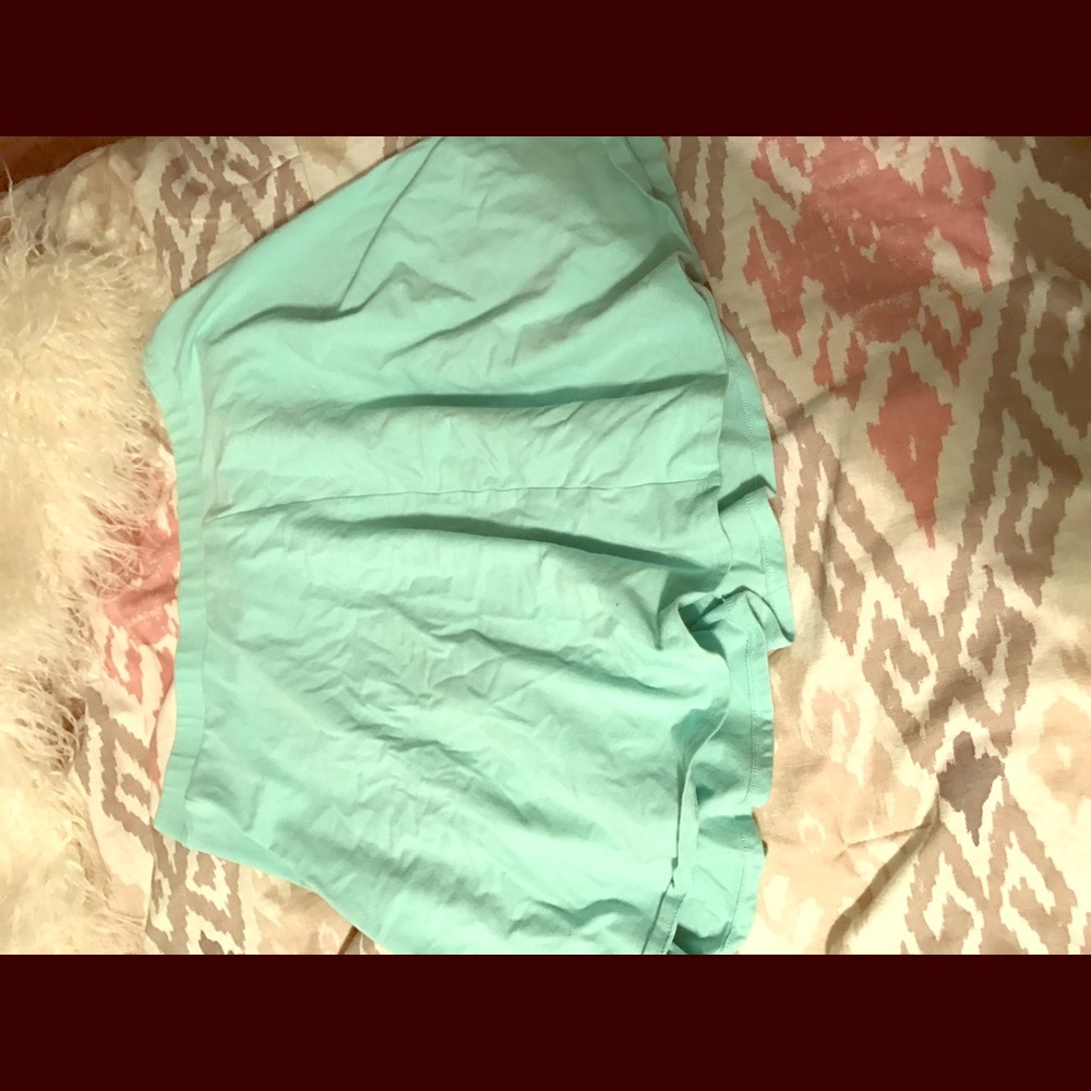 Blue skirt