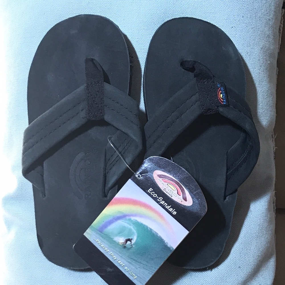 Kids Rainbow Flip Flops