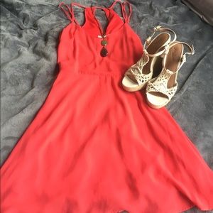 Lucky Brand Crocheted Wedges