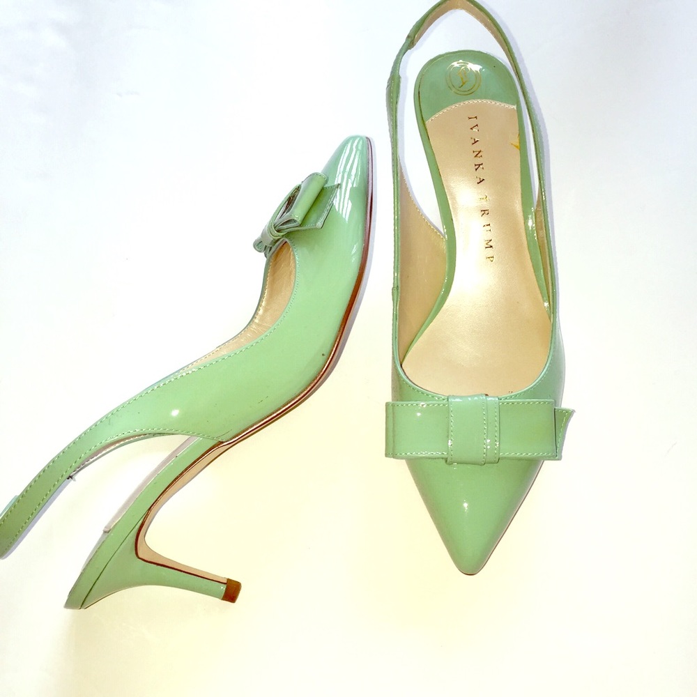 Ivanka Trump heels 6.5 green