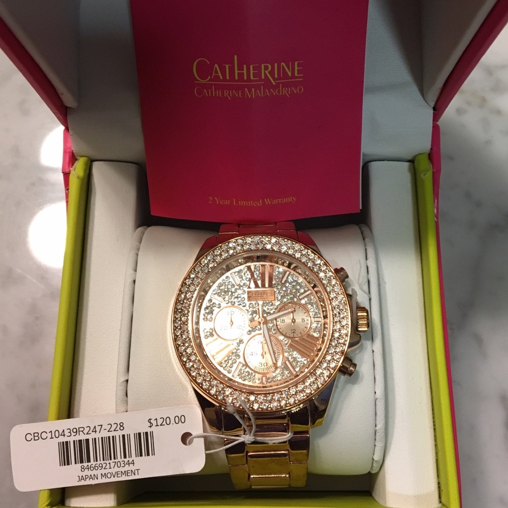 Rose Gold Catherine Malandrino Watch - NWT