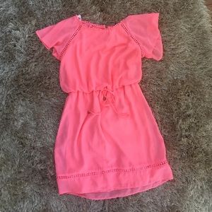 Neon Coral dress