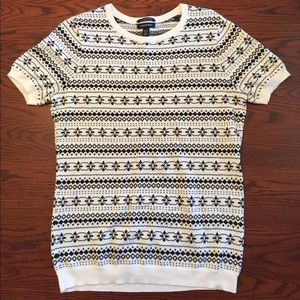 Lands End fair-isle supima cotton sweater.