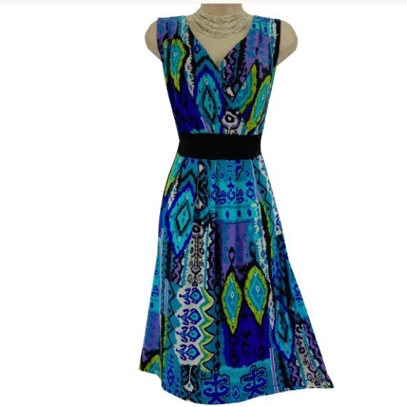 Dress Barn Dresses & Skirts - 18W 2X ABSTRACT PRINT SUMMER DRESS Plus Size