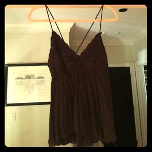 Free people black Sumner tank