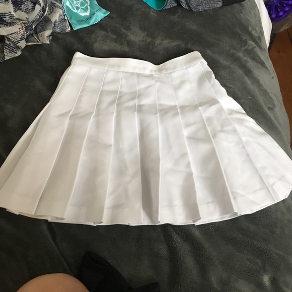 American Apparel Dresses & Skirts - White American Apparel Tennis Skirt