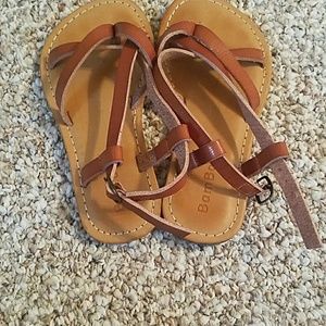 Girls brown sandals