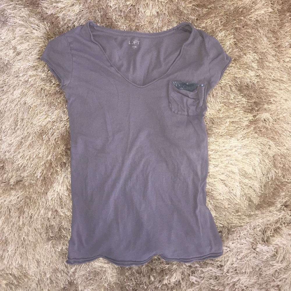 Sequin pocket tee