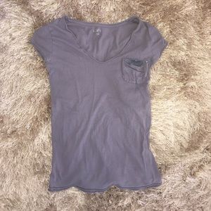 Sequin pocket tee