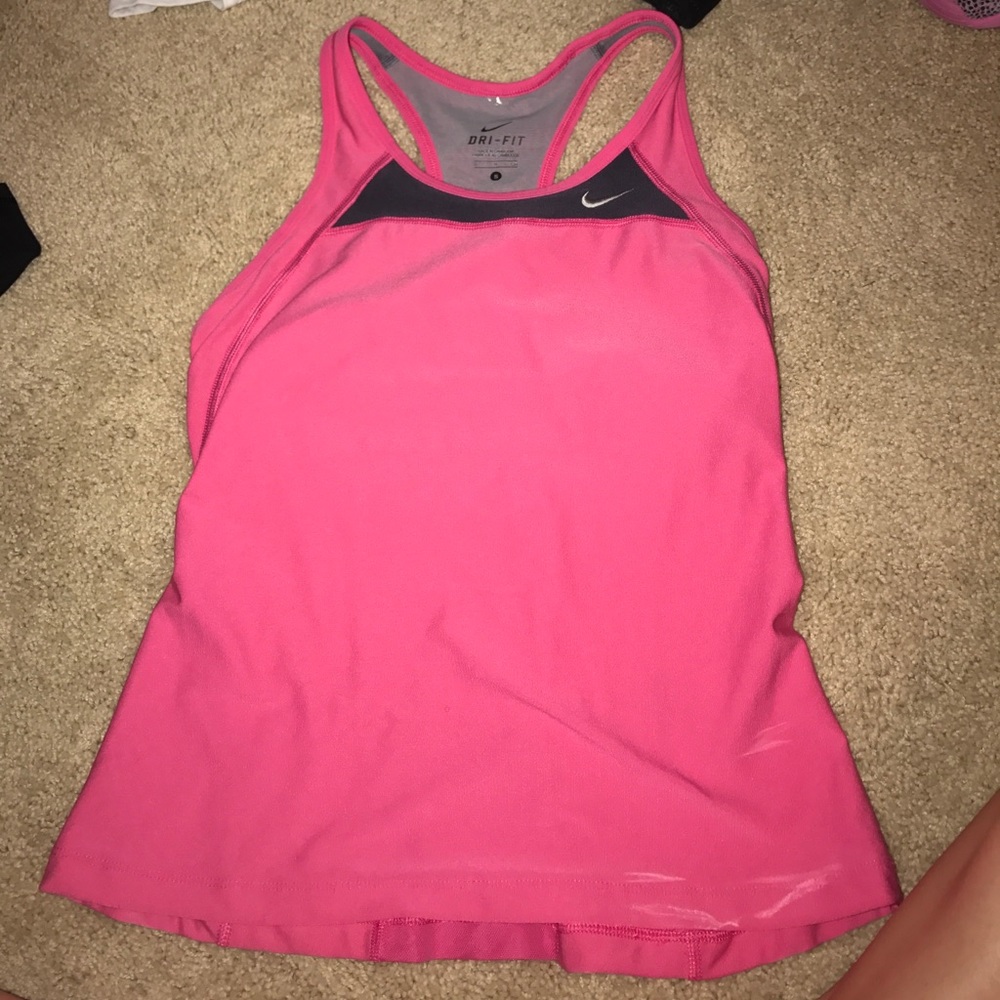 Nike razorback tank top size s
