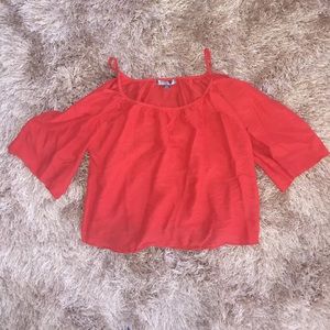 Open shoulder tunic