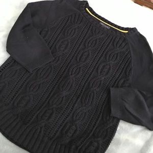 Tommy Hilfiger Navy Cable Knit Sweater