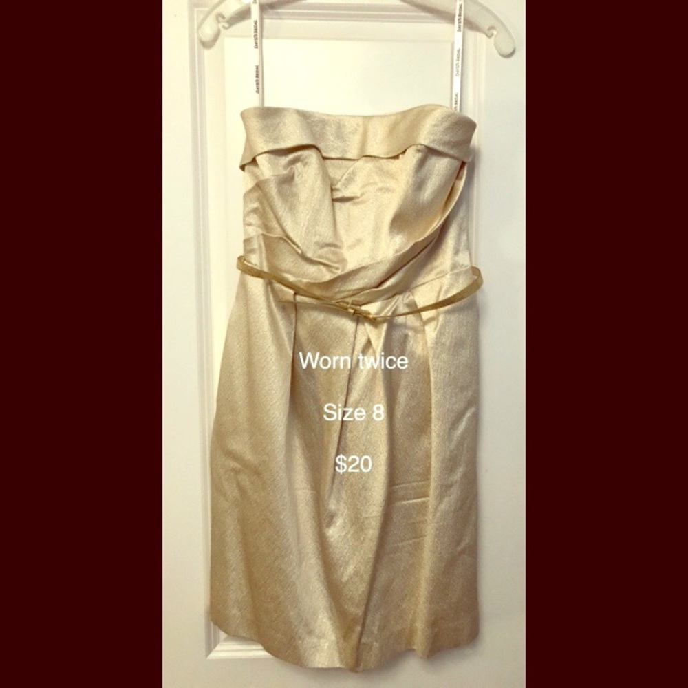 Gold Bridesmaid/Cocktail Dress