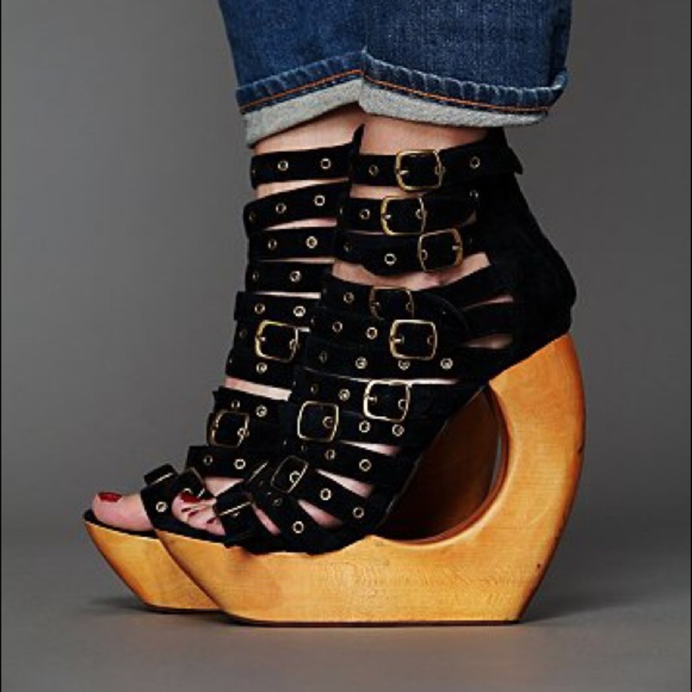 Jeffrey Campbell - Rockley Cut Out Wedges