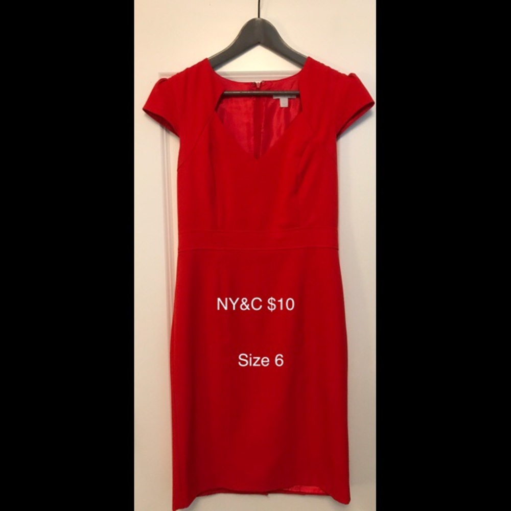 Red Bodycon Midi Dress