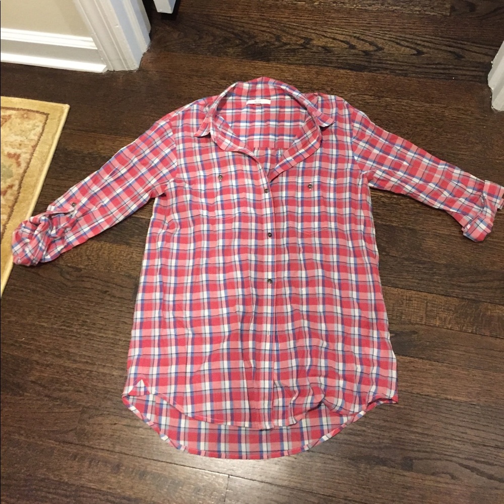 Plaid Button Down - image 1