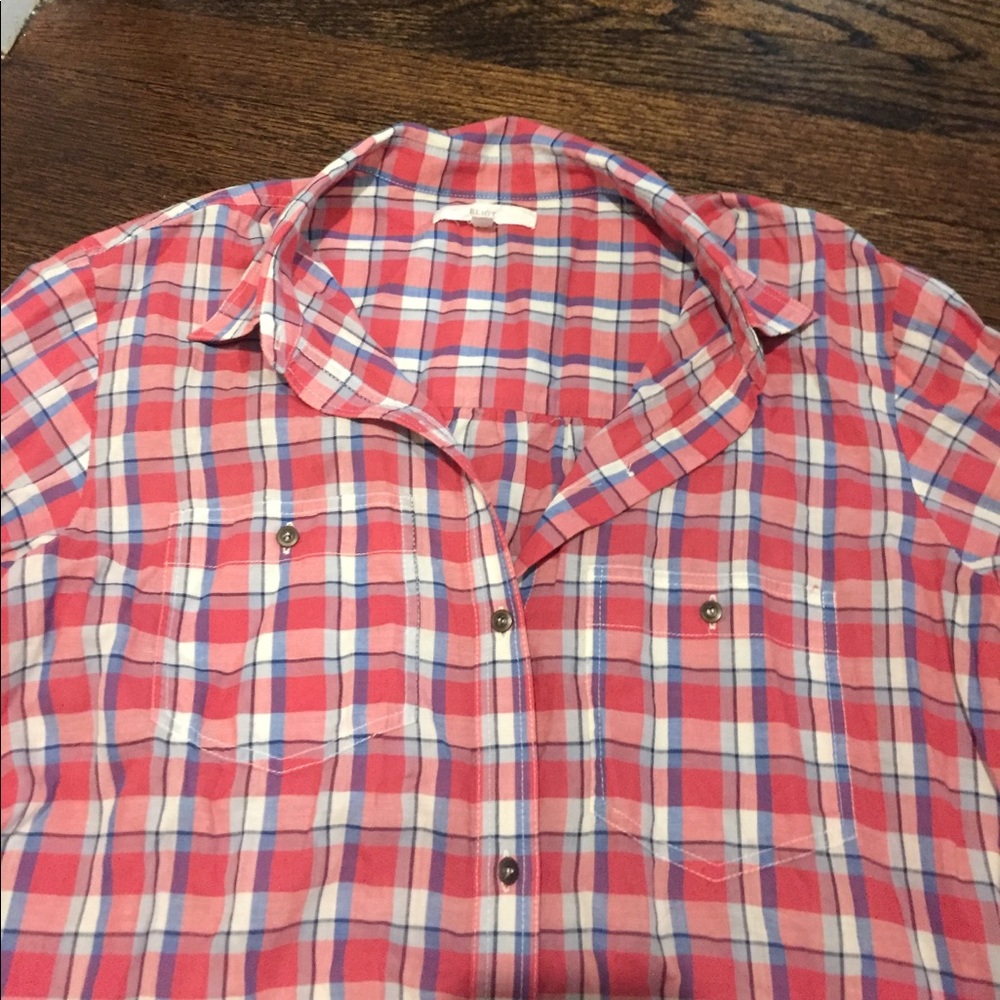 Plaid Button Down - image 2