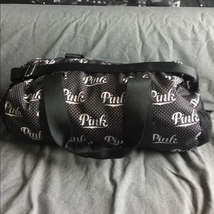 Sporty Black Victoria's Secret PINK Duffel