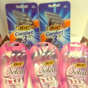 Bic Men's and Women's razor Lot