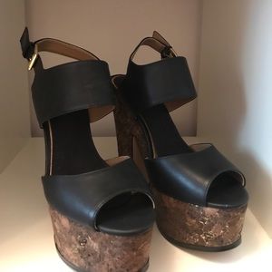 Lightly Worn Platform Sandals