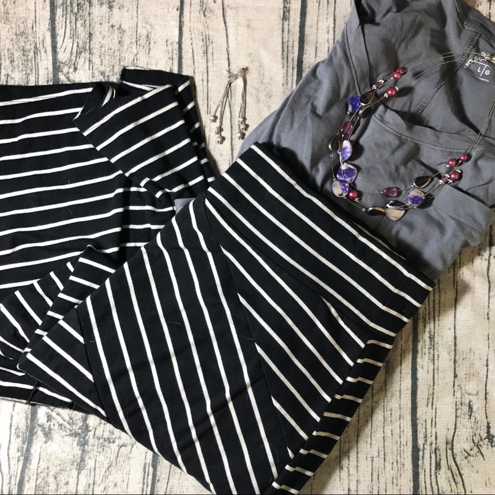 Mossimo Striped Maxi Skirt 🖤