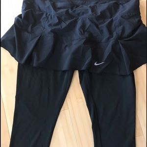 Nike 2 in 1 Capri and Running Skirt.