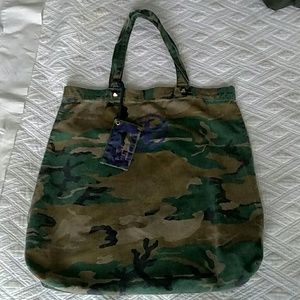 Tory Burch canvas tote bag