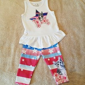 Jumping Beans 2 Piece Girls Outfit 3T