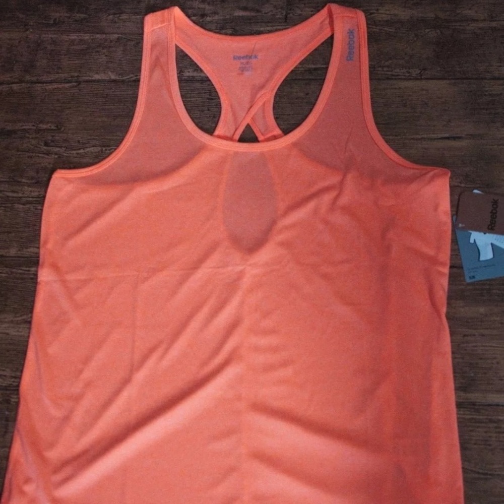 Reebok Racerback Athletic Top Orange Women's Sz.XL