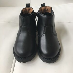 H&M Black Toddler Boots Size 4-5