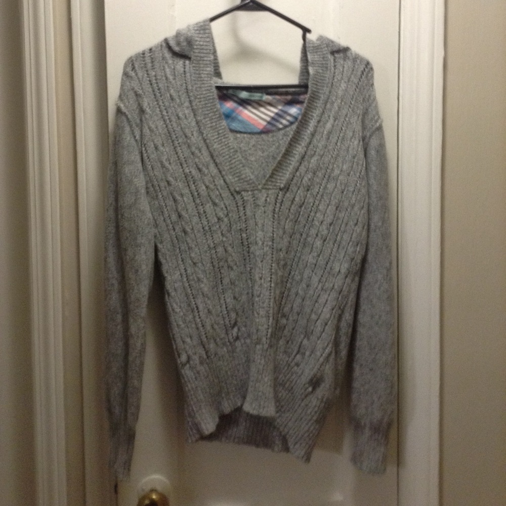 Maurices Grey Sweater Hoodie
