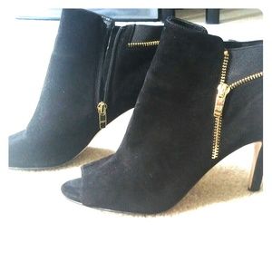 Marc Fisher peep toe booties