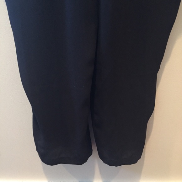 JCrew *Black* Crepe Tassel JumpsuitLarge EUC - Picture 8 of 8