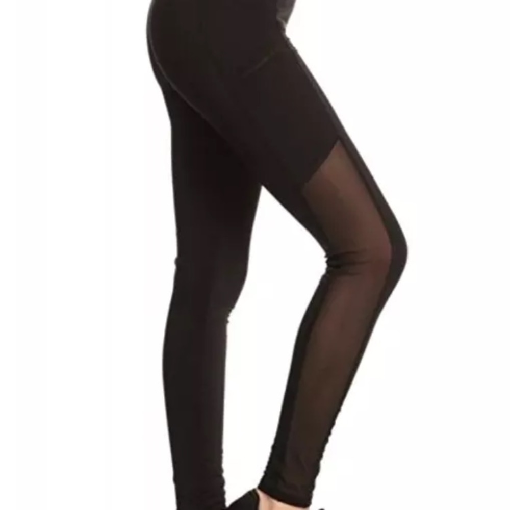 Shosho Women Plus Size Leggings  black 2X