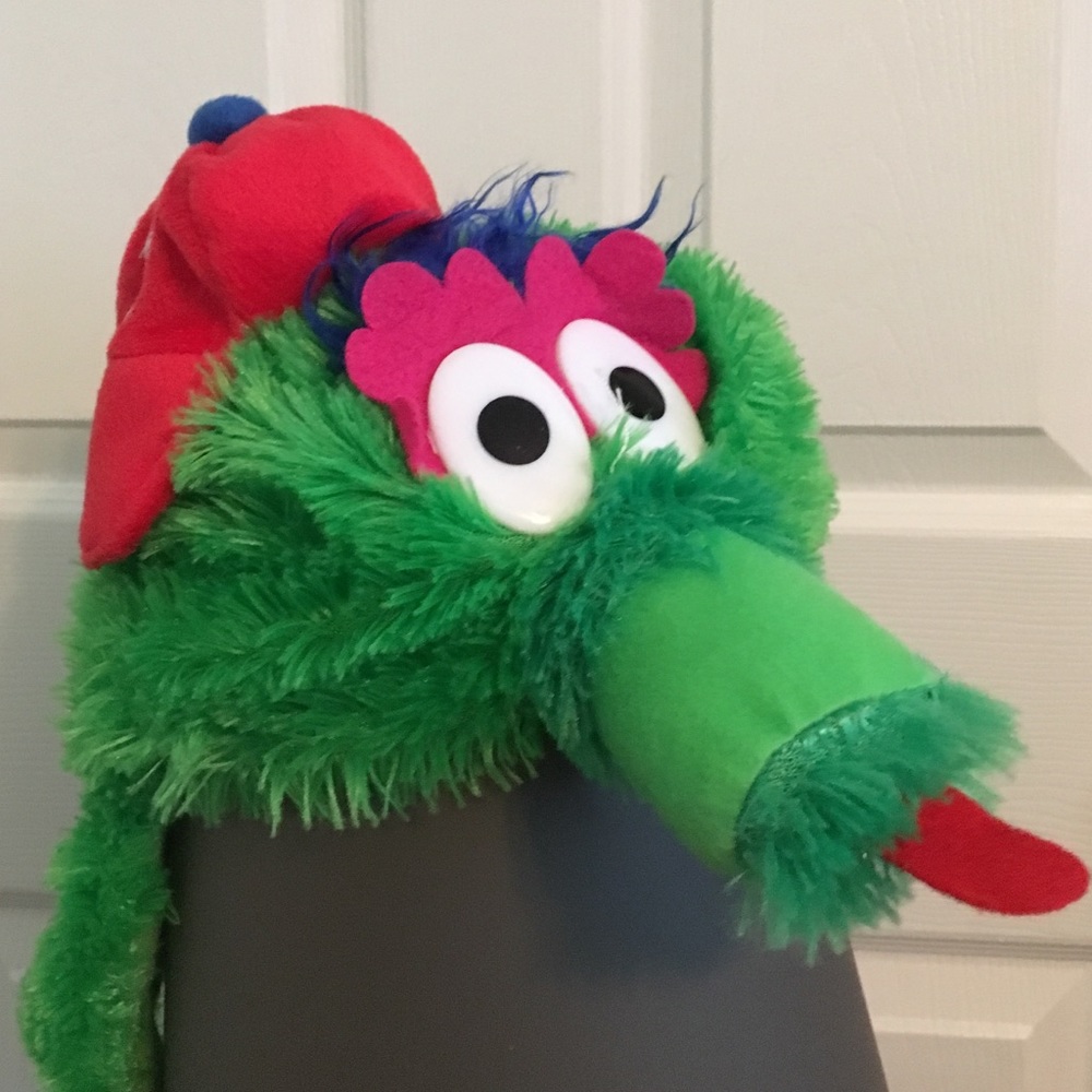 Philly Phanatic Phillies Plush Winter Hat