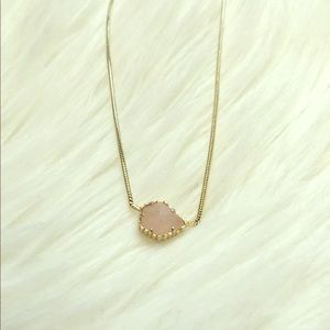 Kendra Scott Pink and Gold Mara Necklace