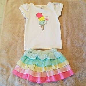 Gymboree Toddler Girls 2 Piece Outfit 3T