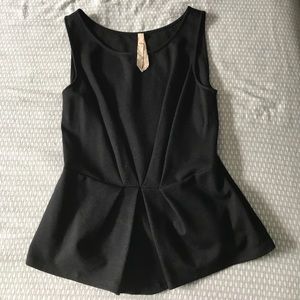 Bailey 44 Black Peplum top from Anthropologie