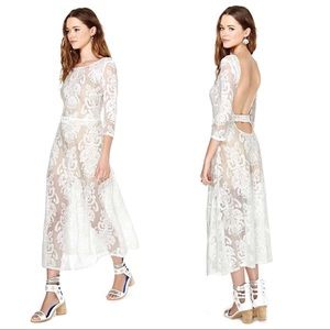 SOLD For Love & Lemons White San Marcos Dress XS