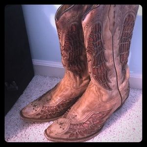 Corral cowboy boots barely worn