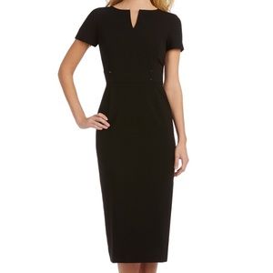 Preston & York Black Midi Dress NWOT