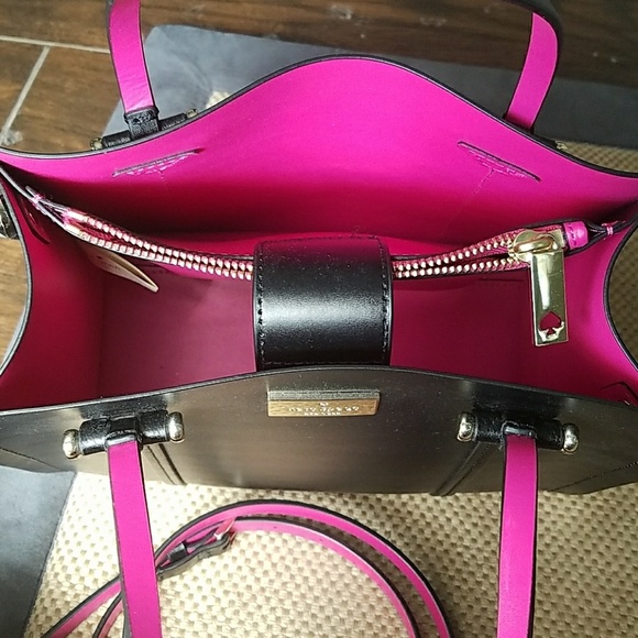 kate spade Kate Spade Black and Hot Pink Purse from Rachel's closet
